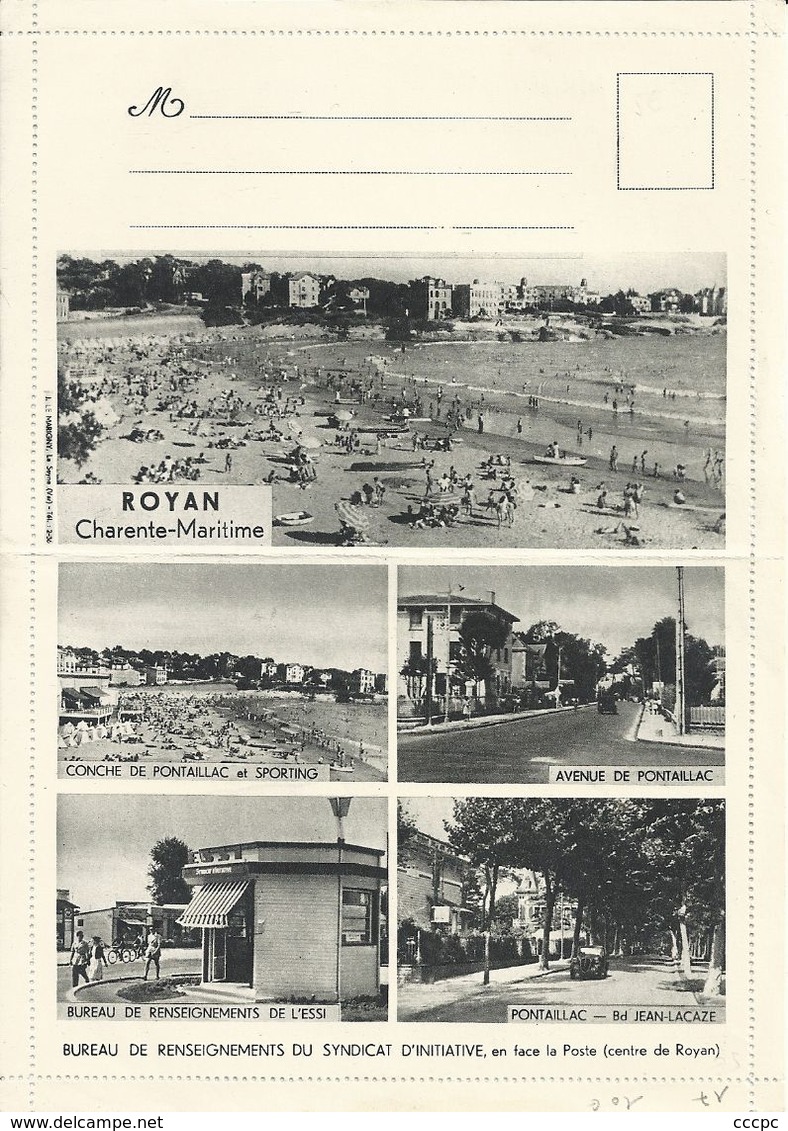 Carte lettre Royan