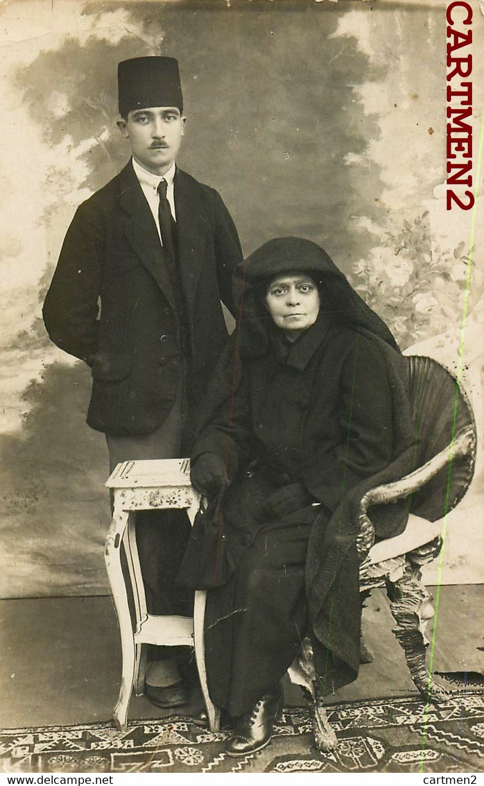 CARTE PHOTO : ARMENIE COUPLE D'ARMENIENS ARMENIA