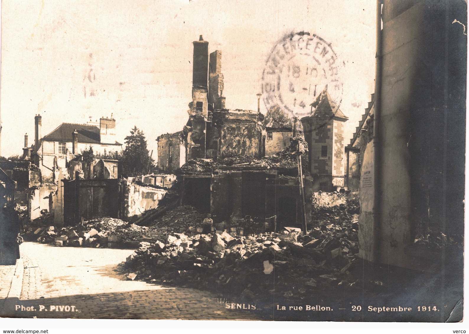 Carte PHOTO de SENLIS - Rue Bellon