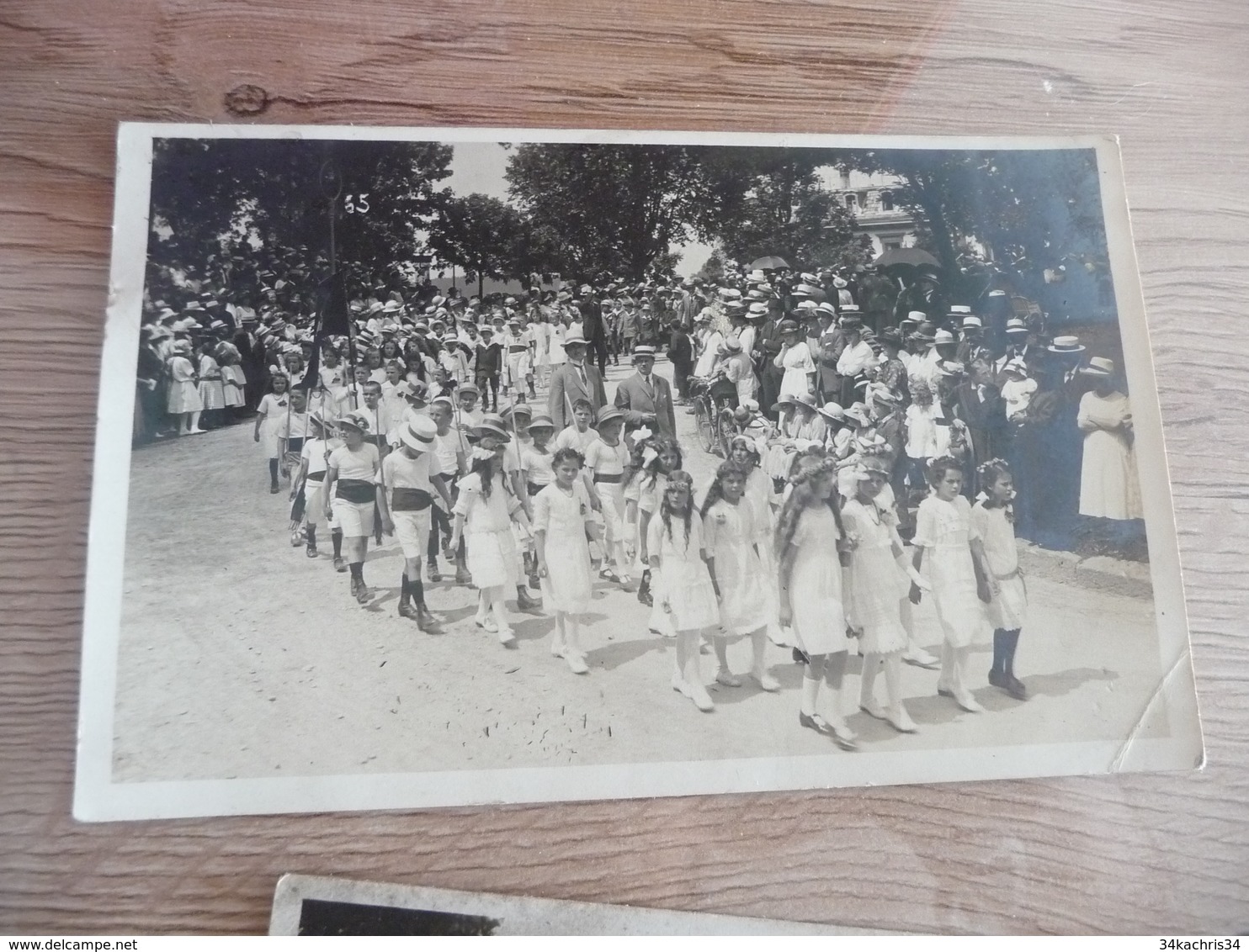 Carte photo Suisse Swizerlland Burgdorf Berthoud fête défilé manifestation TBE