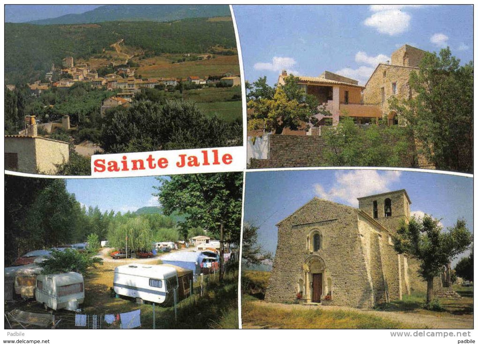 carte postale 26. Sainte-Jalle très beau plan