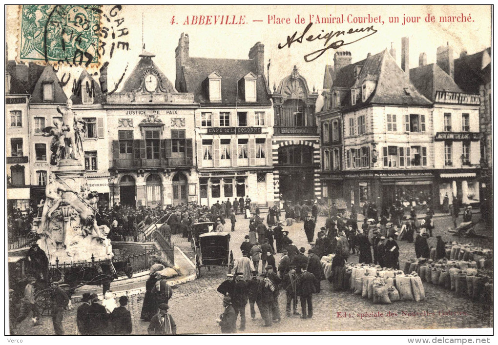 Carte Postale Ancienne de ABBEVILLE