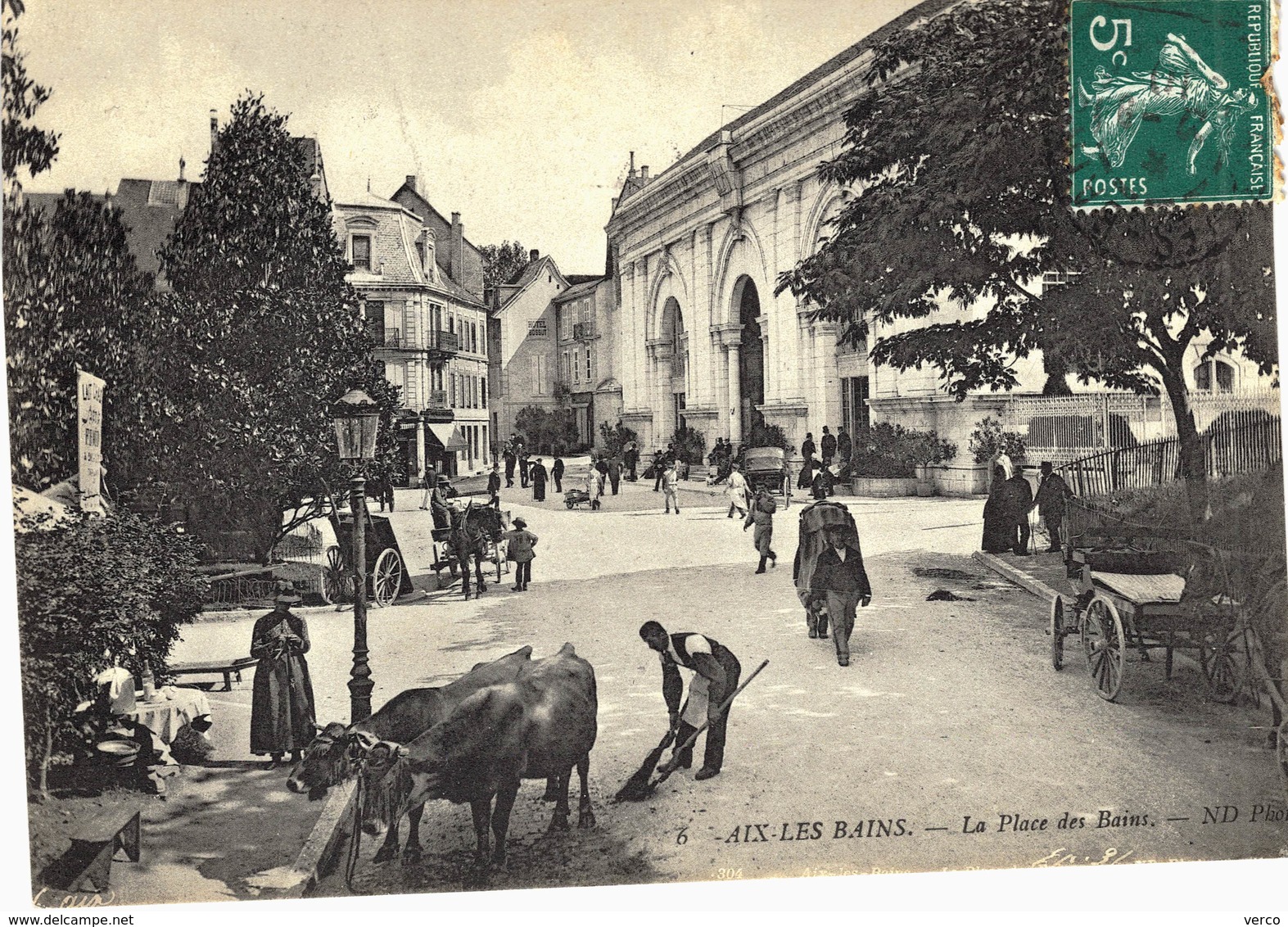 Carte Postale ancienne de AIX les BAINS