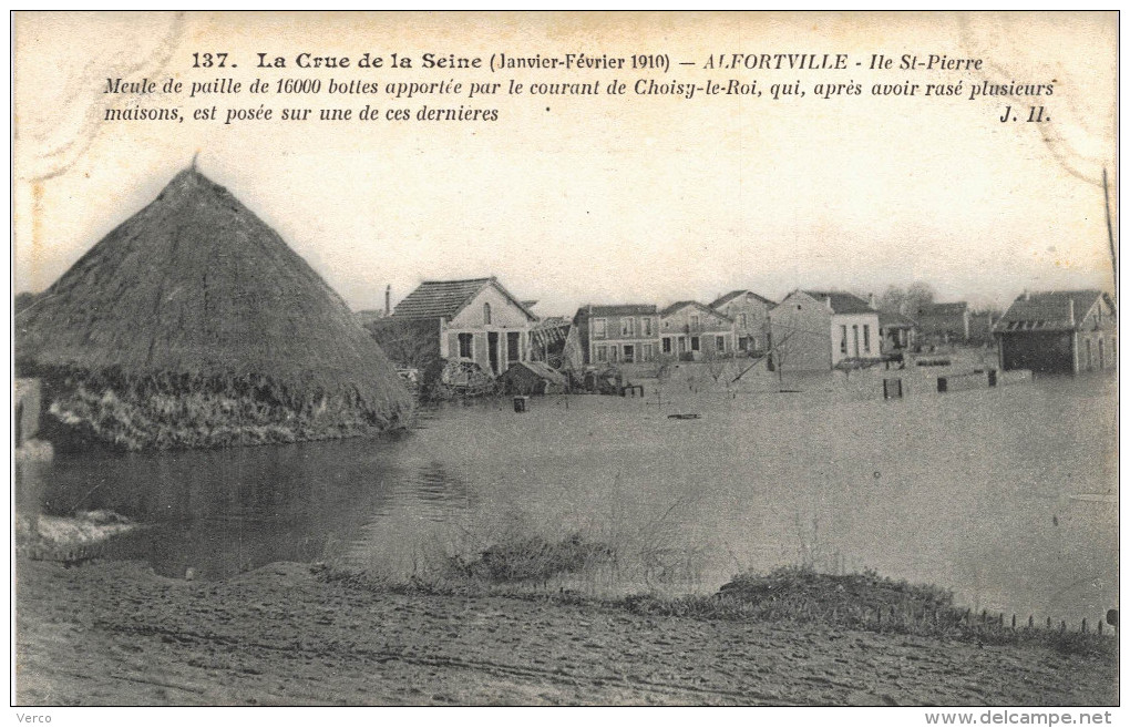 Carte Postale Ancienne de ALFORTVILLE