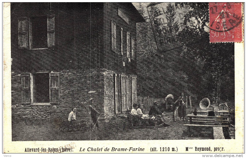 Carte Postale Ancienne de ALLEVARD les BAINS