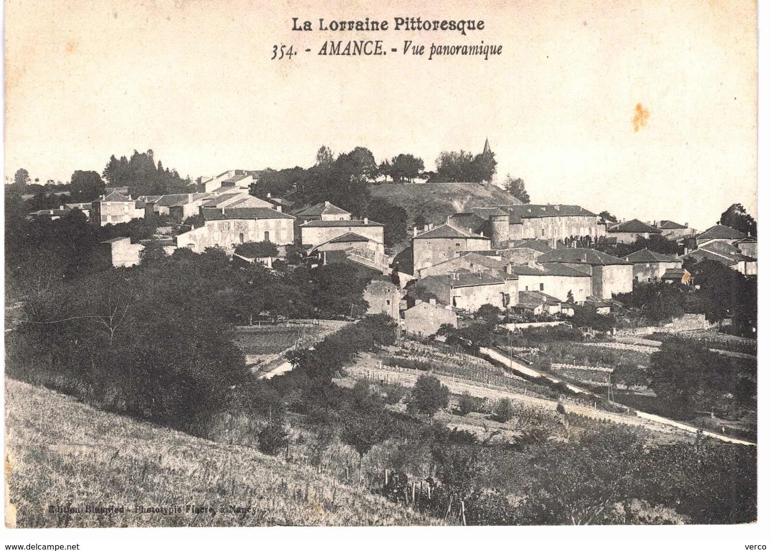 Carte postale ancienne de AMANCE