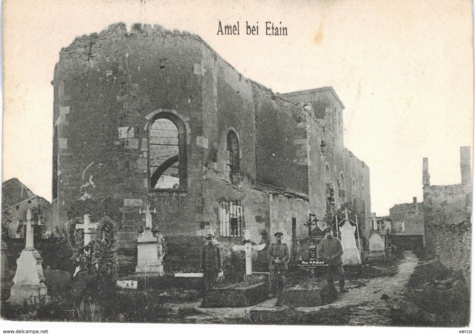 Carte  POSTALE  Ancienne de  AMEL par ETAIN - Eglise