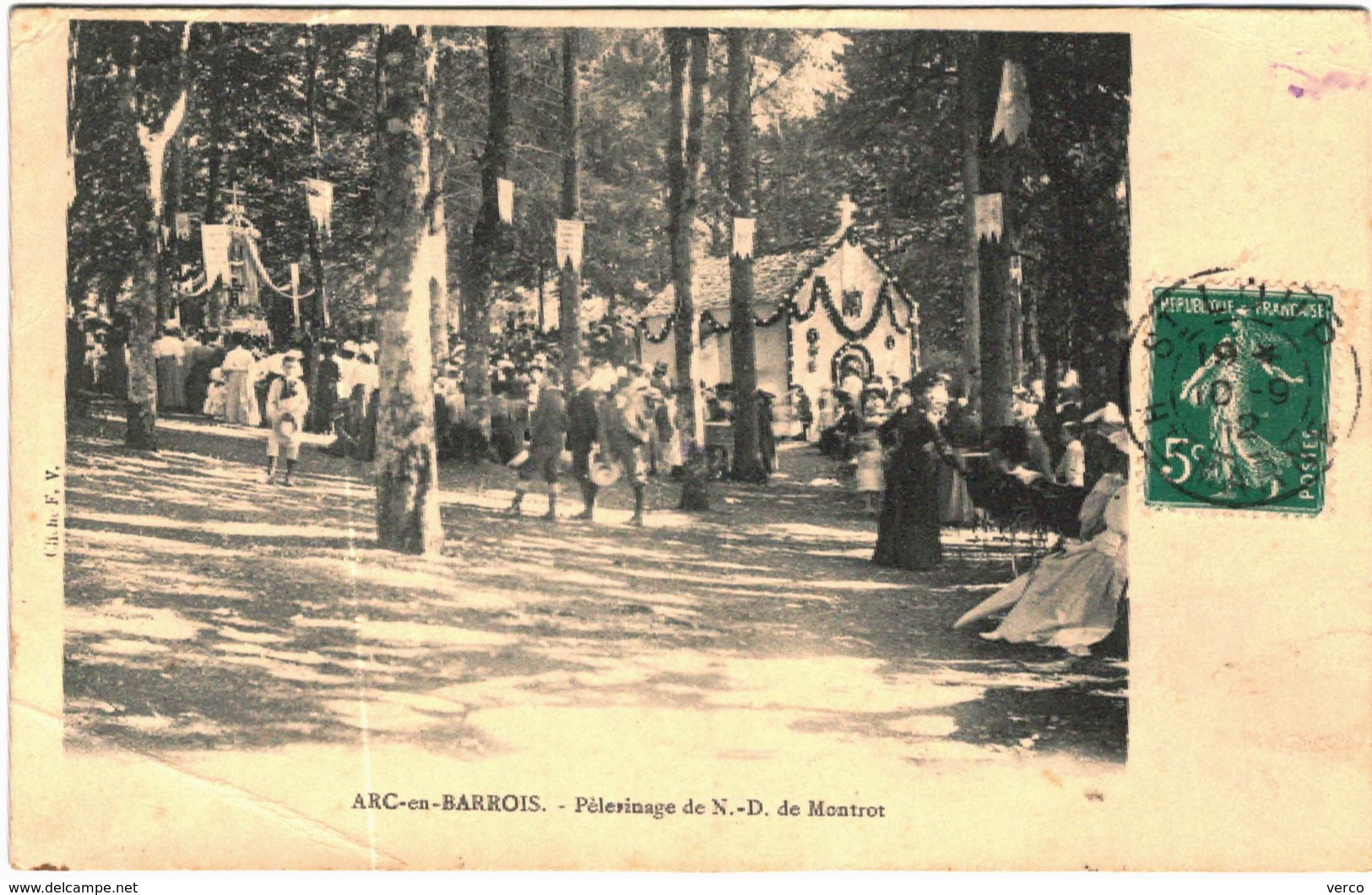 CARTE POSTALE ANCIENNE DE ARC EN BARROIS  - PELERINAGE DE NOTRE DAME DE MONTROT