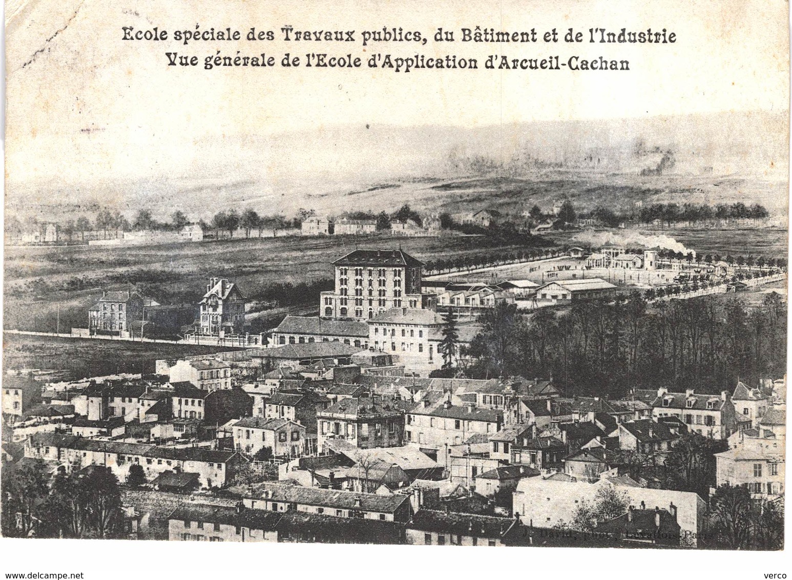 Carte POSTALE Ancienne de  ARCUEIL - Ecole des Travaux Publics