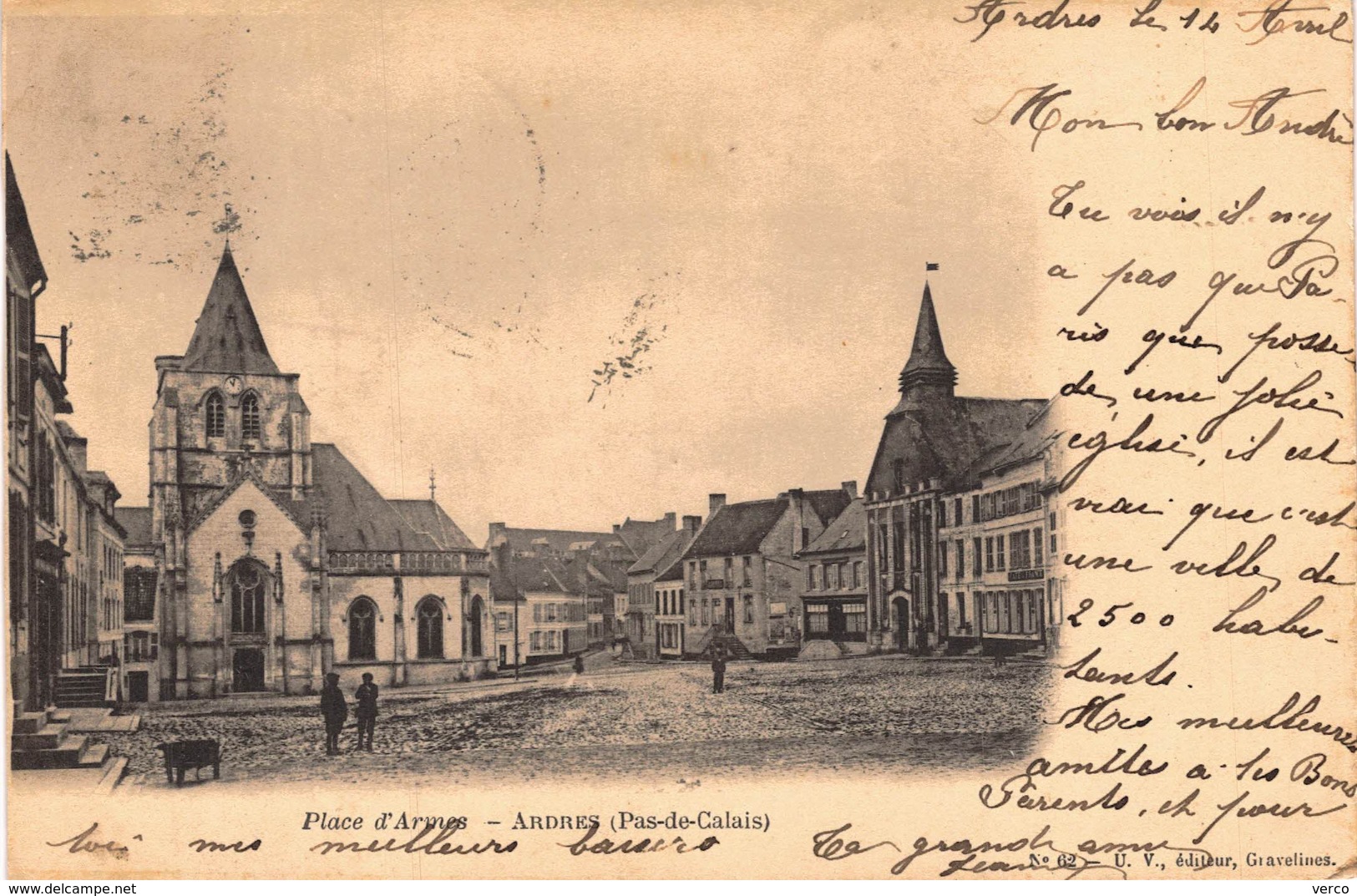 Carte postale ancienne de ARDRES