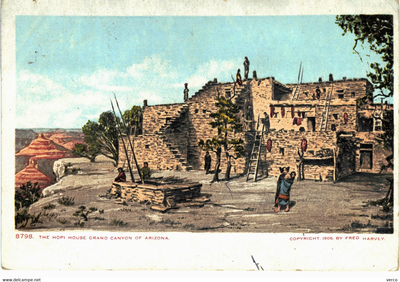 Carte POSTALE Ancienne de ARIZONA - GRAND CANYON, The Hopi House