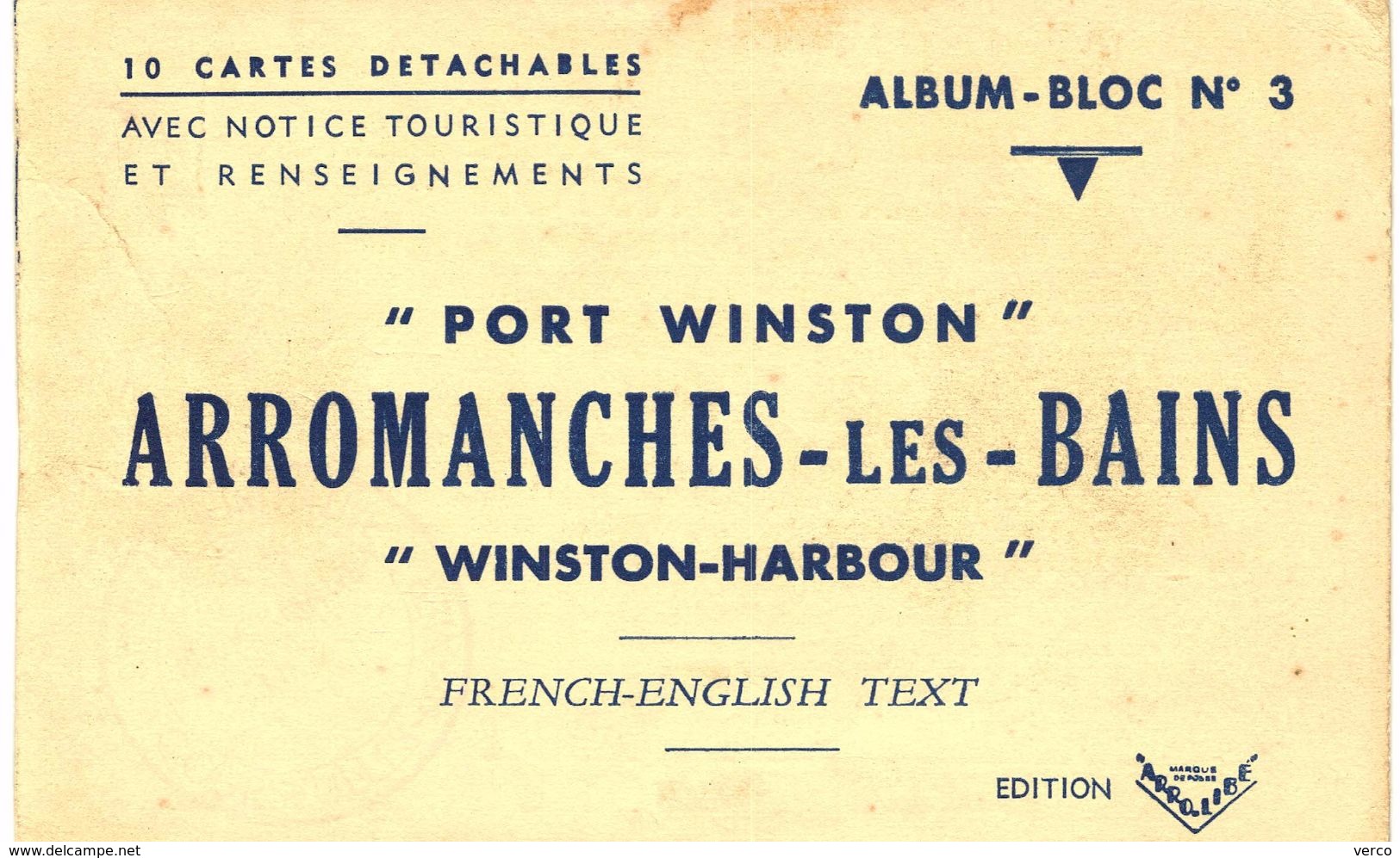 Carte postale ancienne de ARROMANCHES