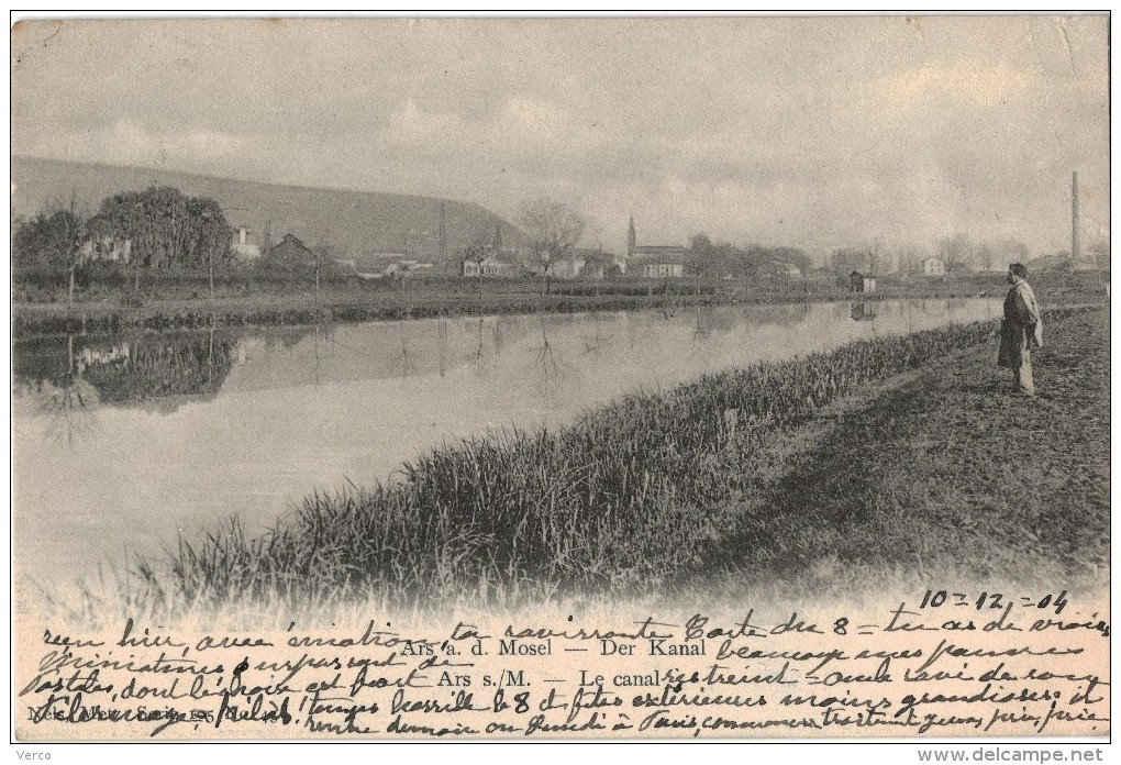 Carte Postale Ancienne de ARS SUR MOSELLE