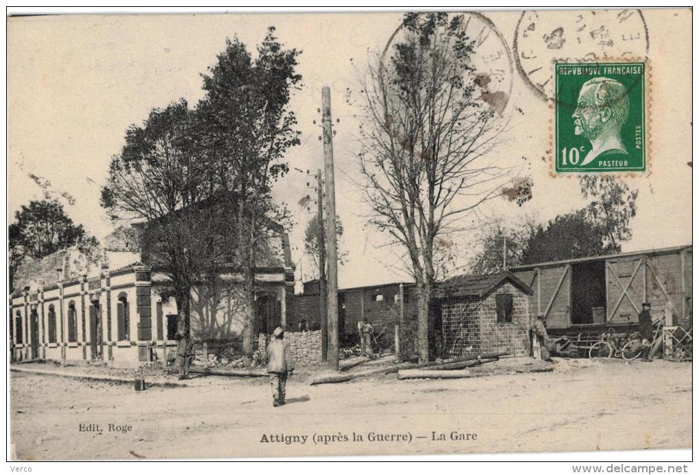 Carte Postale Ancienne de : ATTIGNY