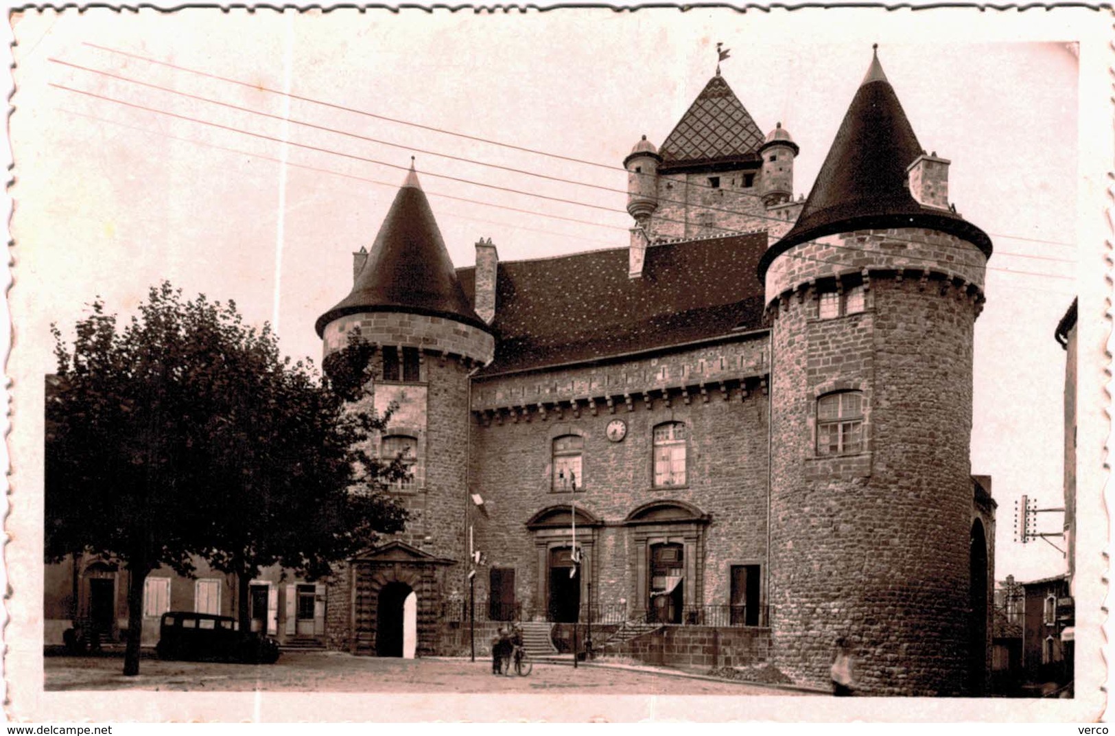 Carte Postale Ancienne de AUBENAS-Hôtel de ville