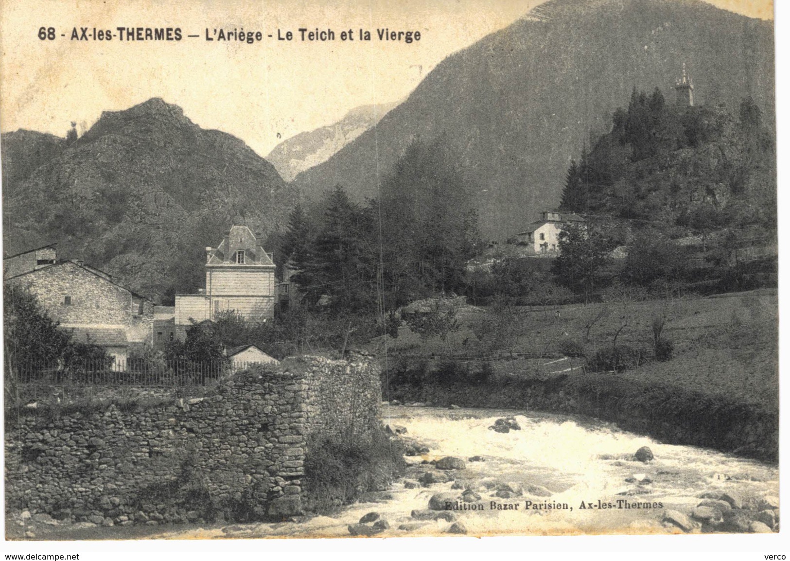 Carte postale ancienne de AX les THERMES