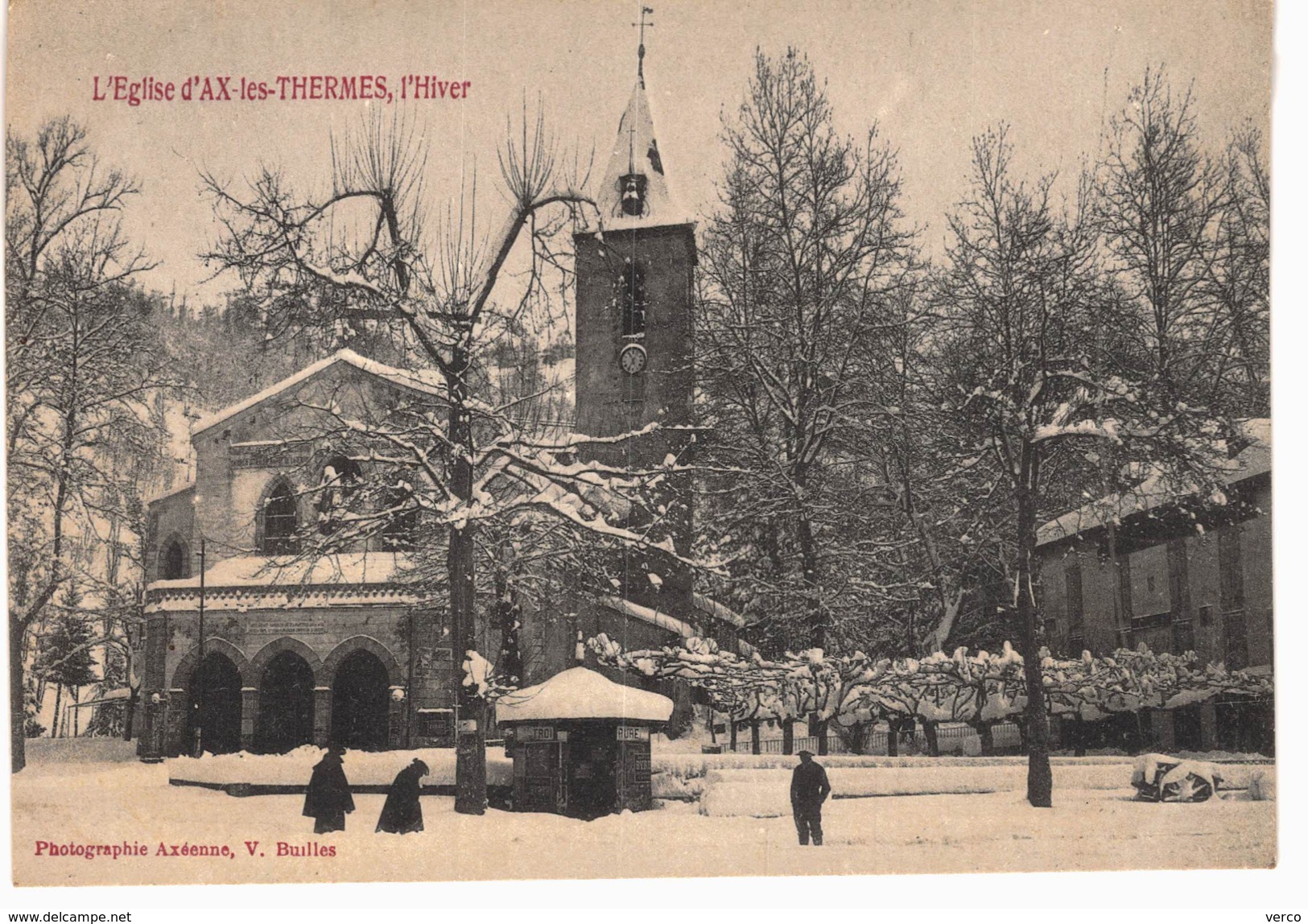 Carte postale ancienne de AX les THERMES