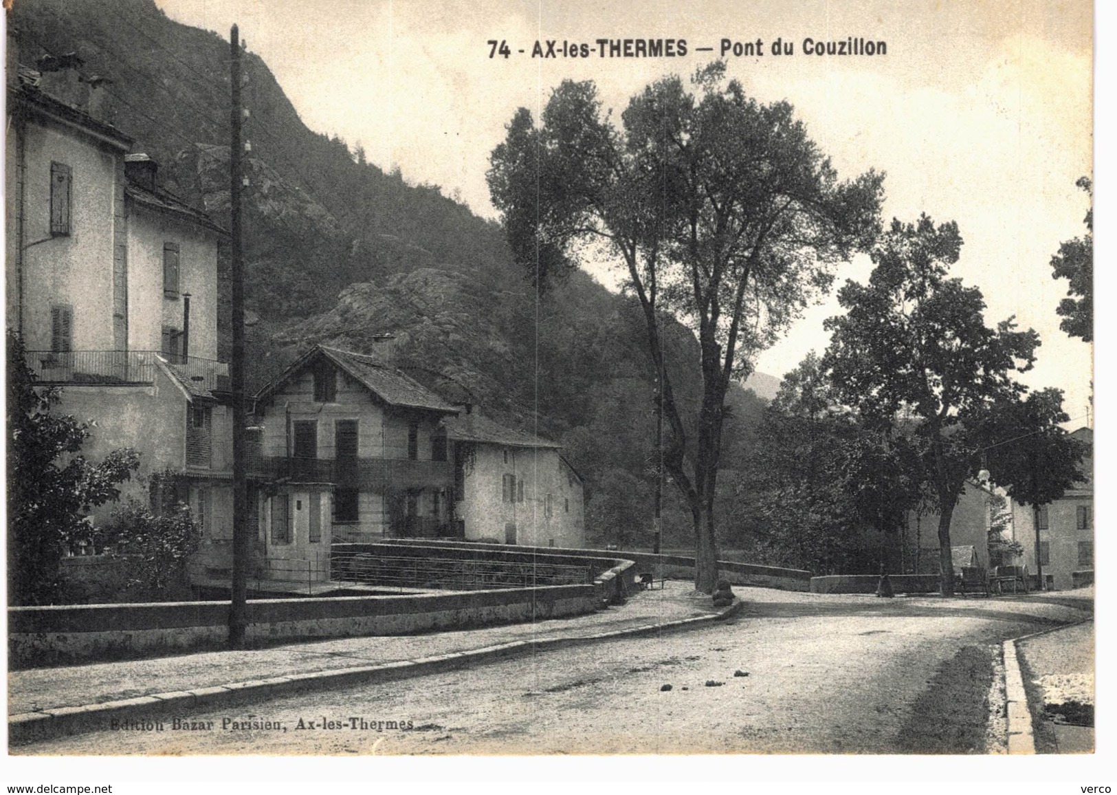 Carte postale ancienne de AX les THERMES