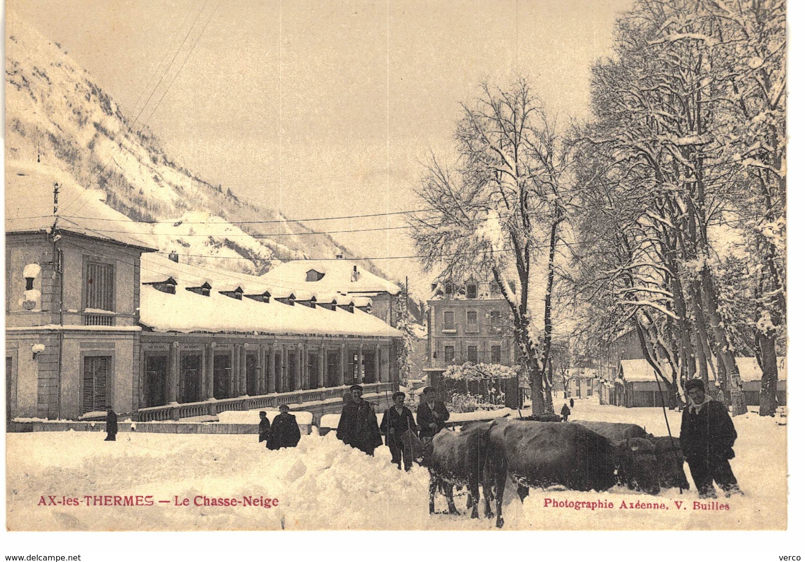 Carte postale ancienne de AX les THERMES