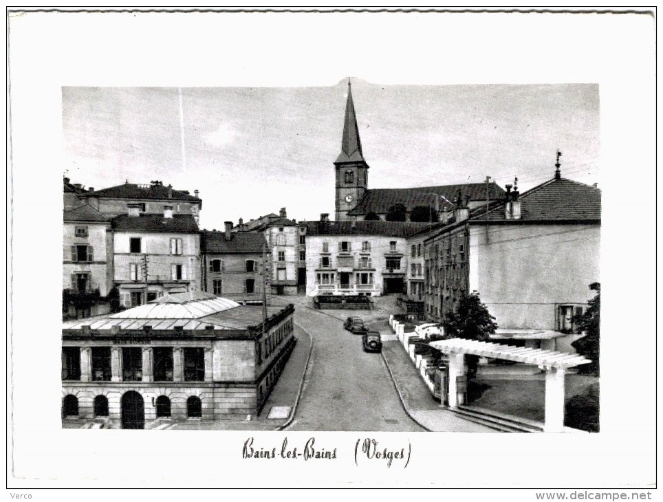 Carte Postale Ancienne de Bains les Bains