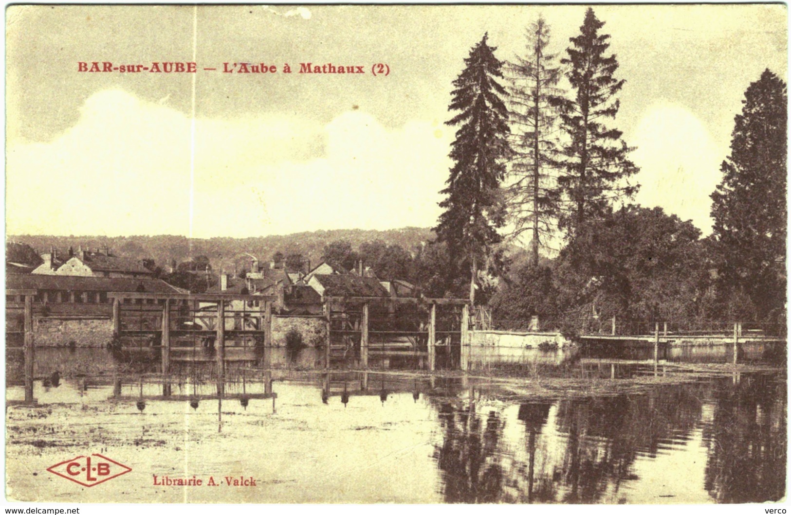 Carte Postale Ancienne de BAR SUR AUBE-L'aube à Mathaux