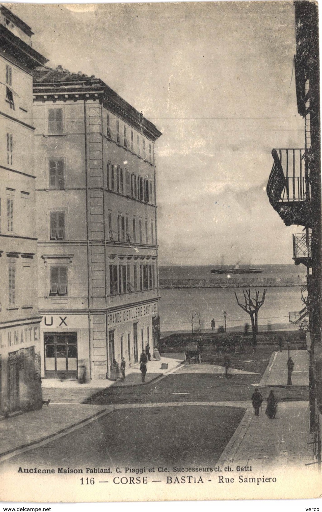 Carte postale ancienne de BASTIA