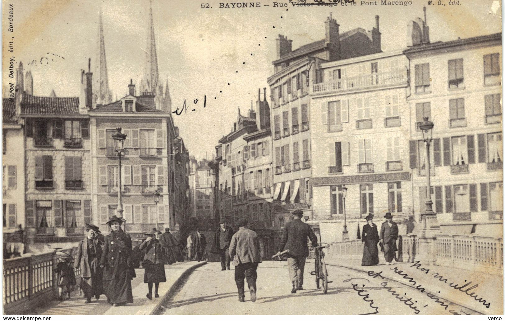 Carte POSTALE Ancienne  de  BAYONNE