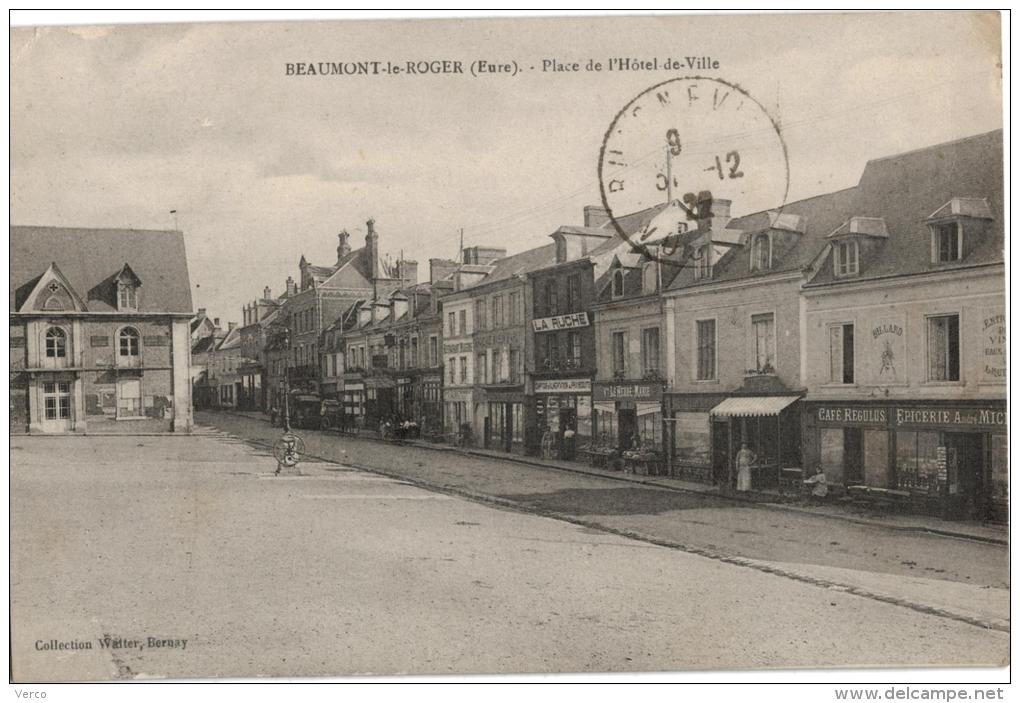 Carte Postale Ancienne de BEAUMONT LE ROGER