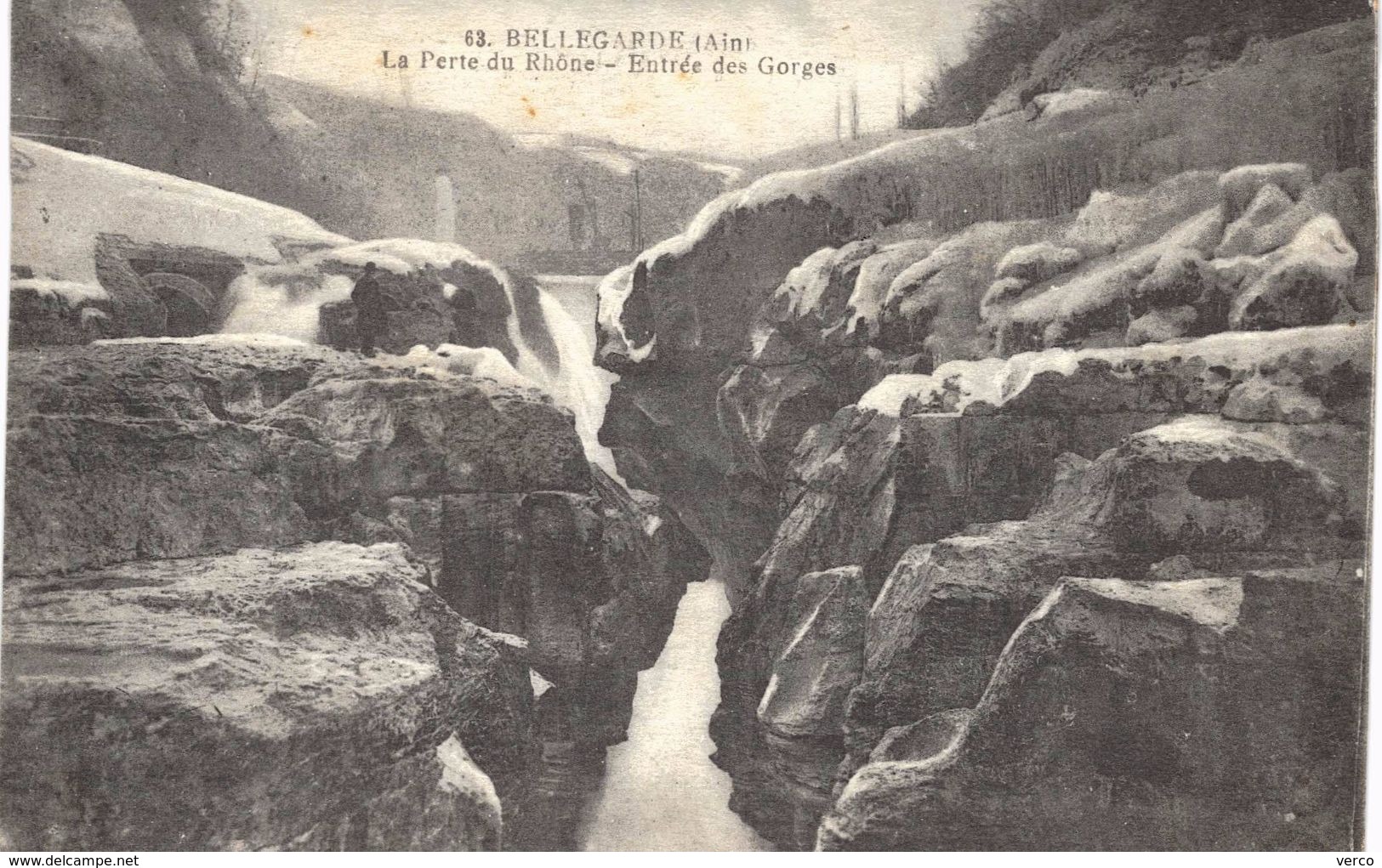 Carte postale ancienne de BELLEGARDE