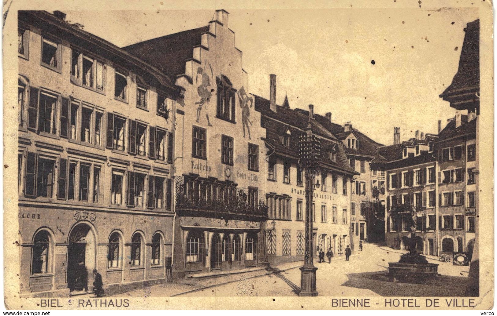 Carte postale ancienne de BIENNE