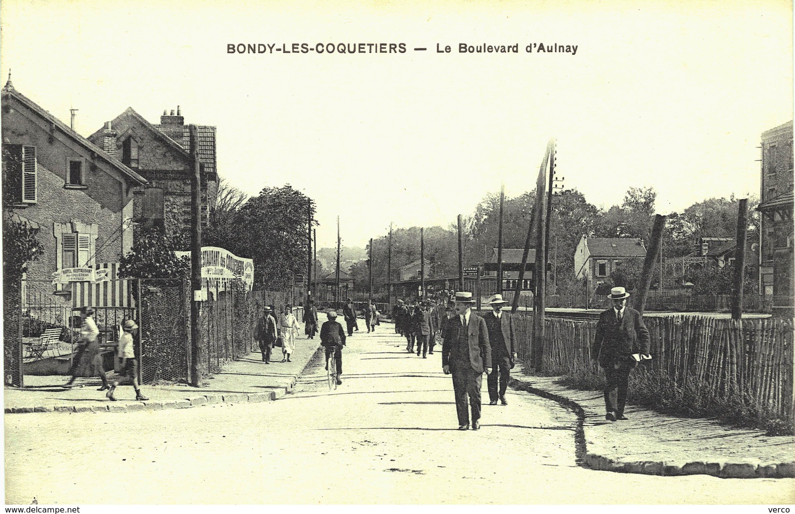 Carte POSTALE  Ancienne de  BONDY les COQUETIERS - Bd d'Aulnay