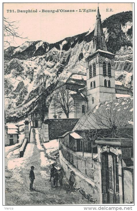 Carte Postale Ancienne de BOURG D'OISANS