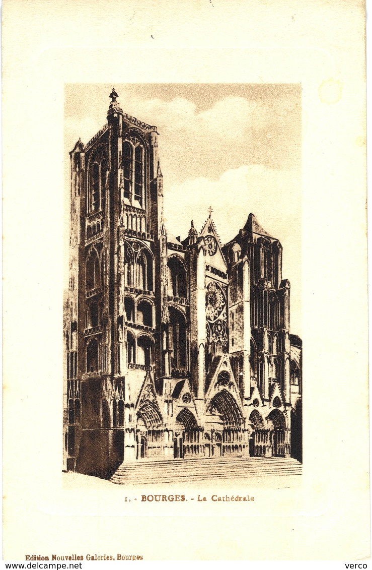 Carte postale ancienne de BOURGES