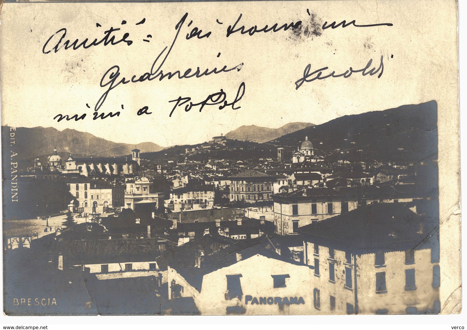 Carte postale ancienne de BRESCIA