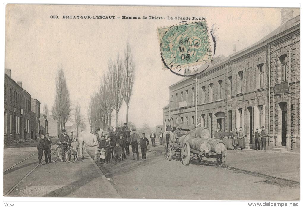 Carte Postale Ancienne de BRUAY SUR L ESCAUT