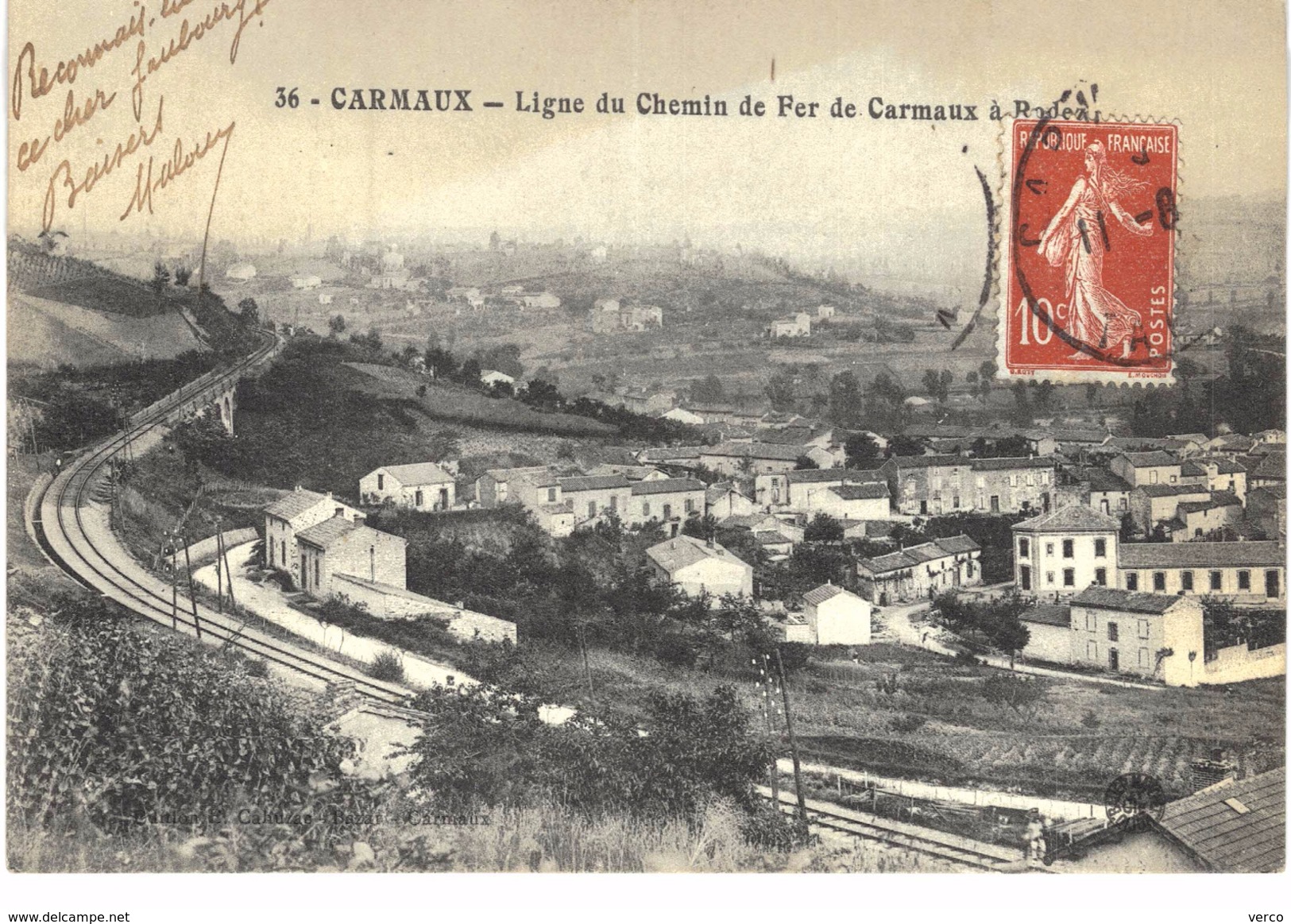 Carte postale ancienne de CARMAUX