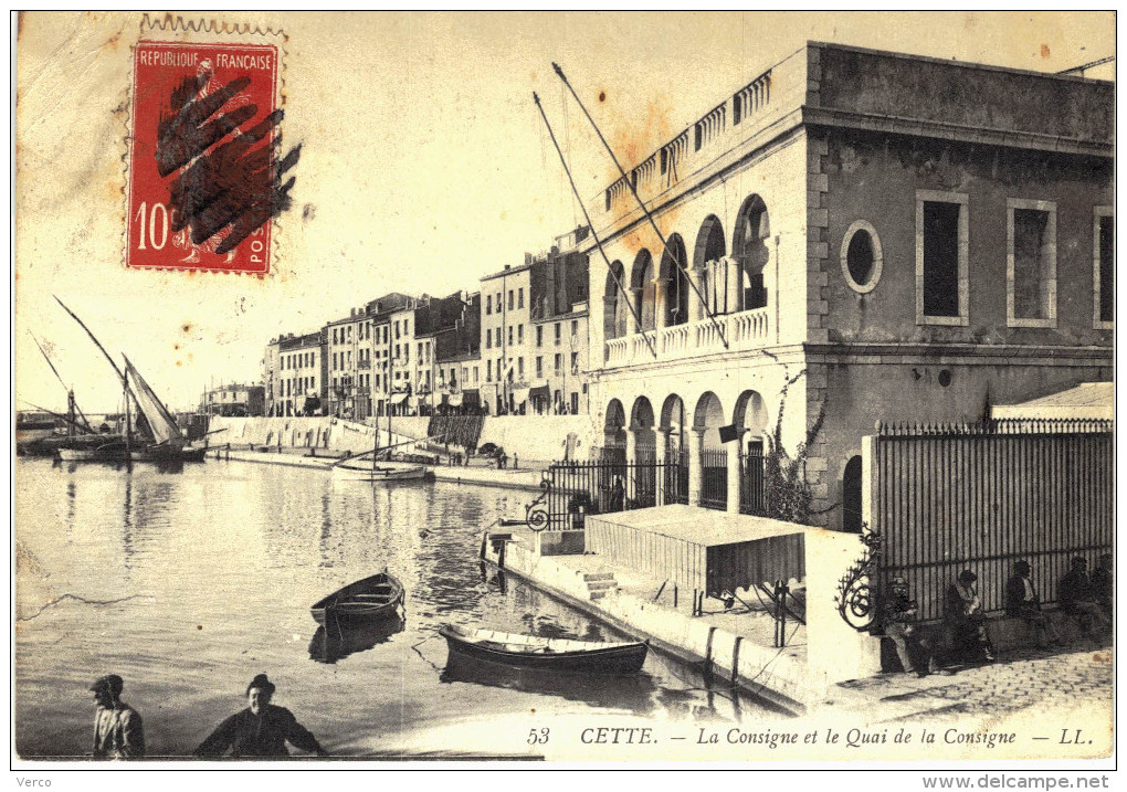 Carte Postale Ancienne de CETTE (SETE)