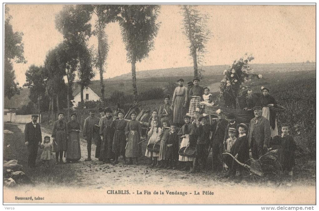 Carte Postale Ancienne de CHABLIS