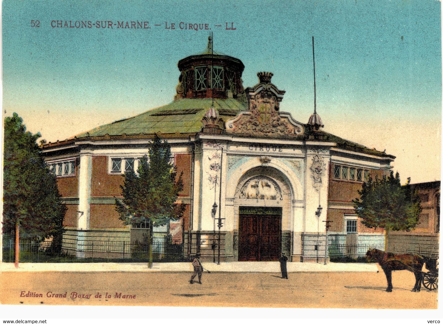 Carte POSTALE  Ancienne de CHALONS sur MARNE - Le Cirque