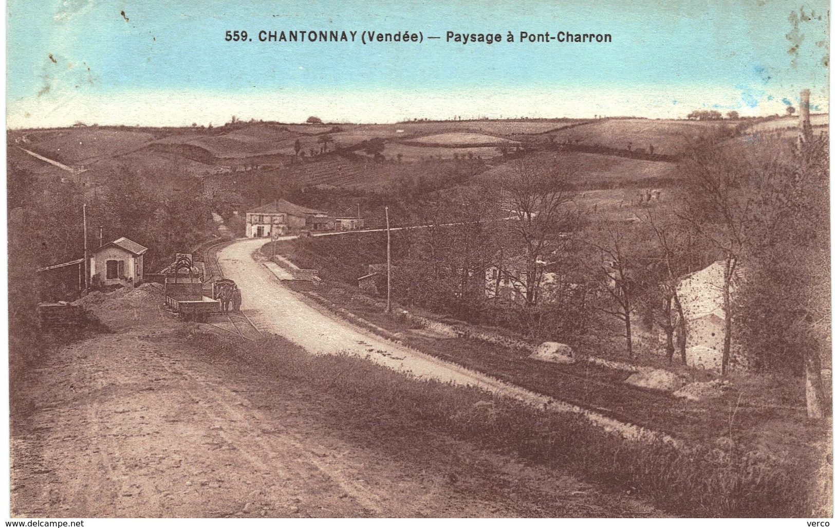 Carte POSTALE Ancienne de   CHANTONNAY - Paysage à Pont CHARRON