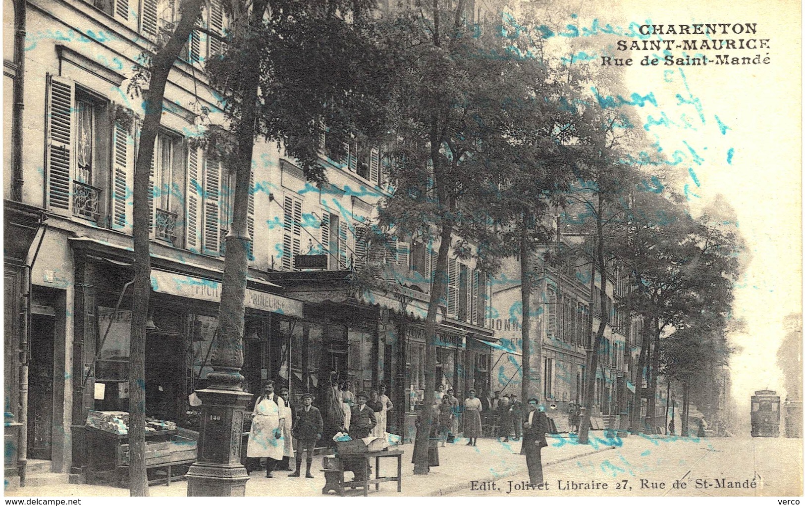 Carte Postale ANCIENNE de CHARENTON / SAINT  MAURICE - Rue Saint MANDE