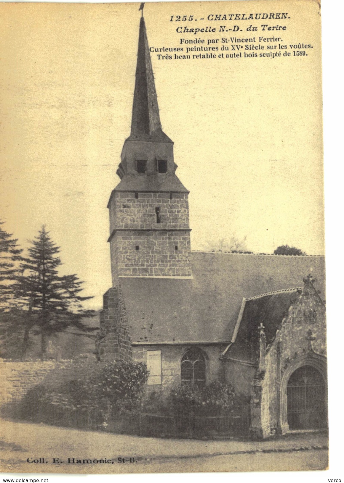 Carte postale ancienne de CHATELAUDREN