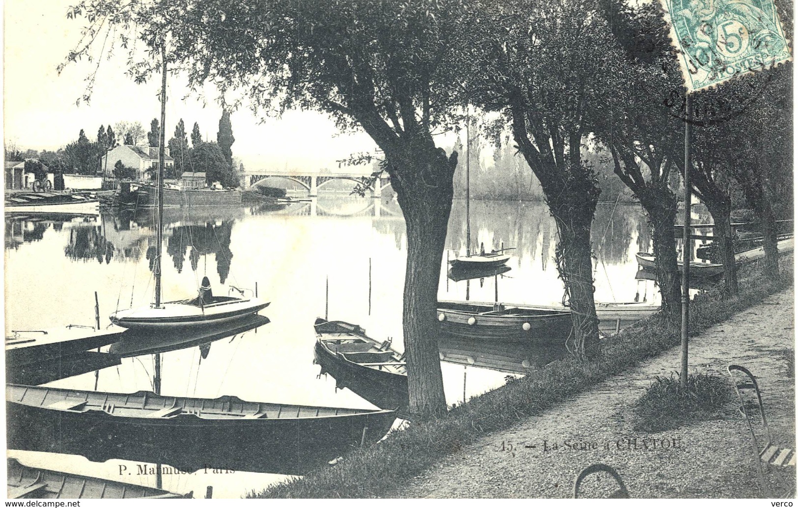 Carte Postale ANCIENNE de  CHATOU - La Seine