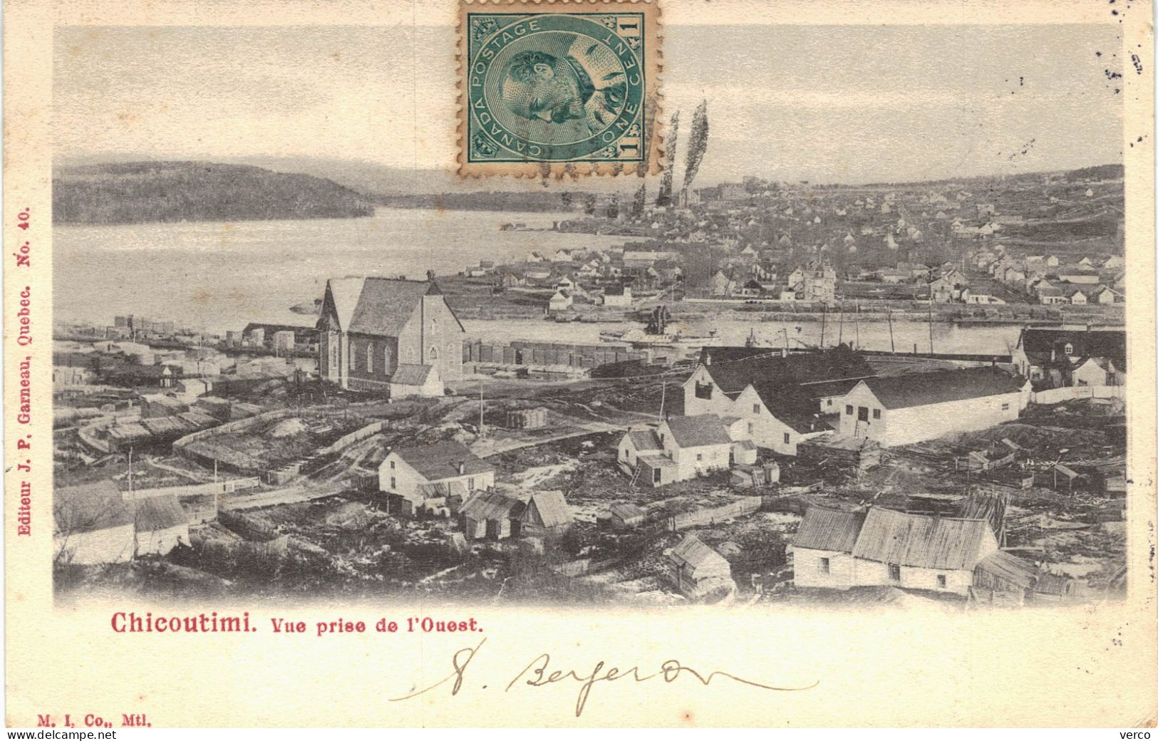 Carte POSTALE  Ancienne de  CHICOUTIMI