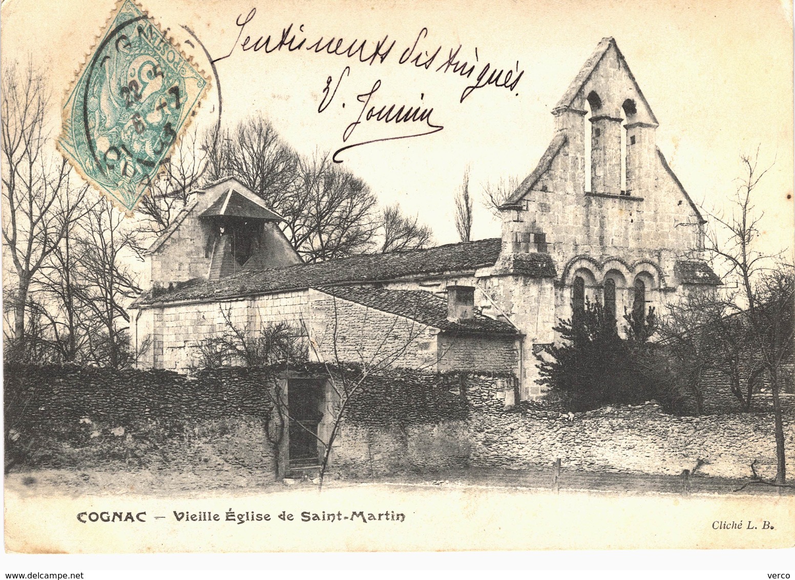 Carte postale ancienne de COGNAC