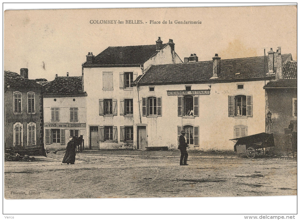 Carte Postale Ancienne de COLOMBEY LES BELLES