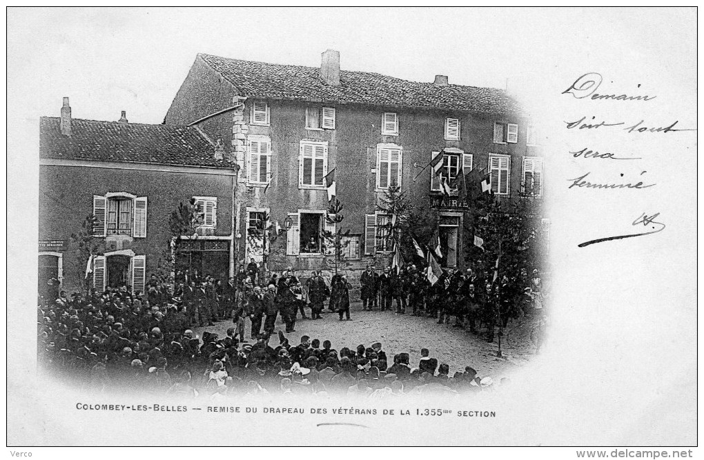 Carte Postale Ancienne de COLOMBEY LES BELLES