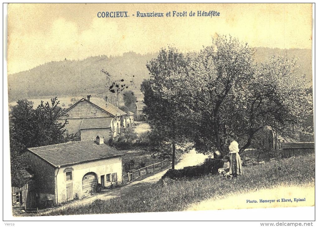 Carte Postale Ancienne de CORCIEUX