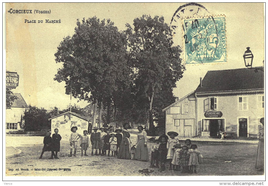 Carte Postale Ancienne de CORCIEUX