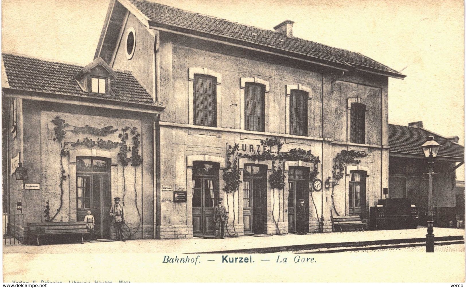 Carte postale ancienne de COURCELLES  - CHAUSSY (KURZEL)